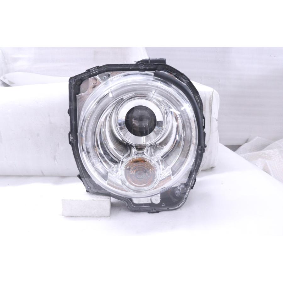38-116☆LED HE33S ラパン☆左ヘッドライト ICHIKOH A021 ASSY メッキ 