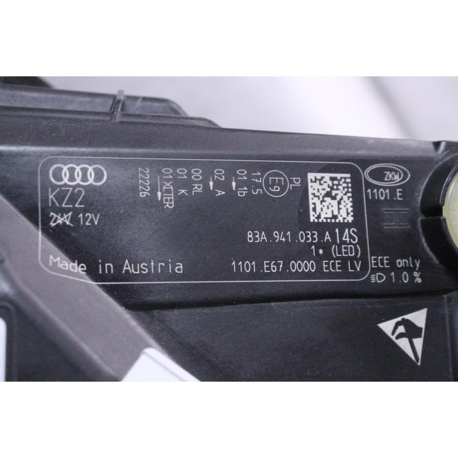 39-471☆LED F3 AUDI Q3☆左ヘッドライト 83A.941.033.A ブラック 純正