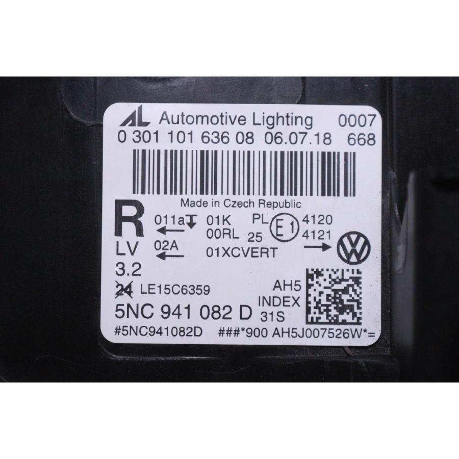 39-547☆極上品☆LED AD1 VW ティグアン☆右ヘッドライト 5NC 941 082