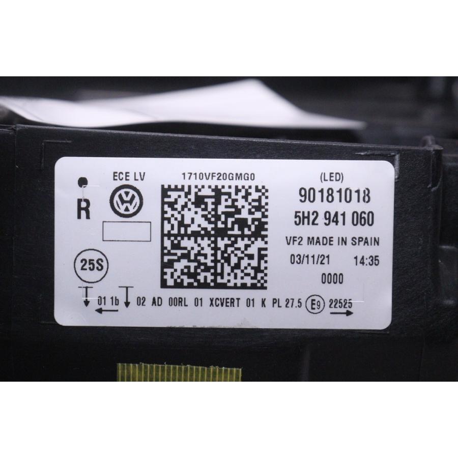 39-692☆美品☆LED CD VW ゴルフ8☆右ヘッドライト 5H2 941 060