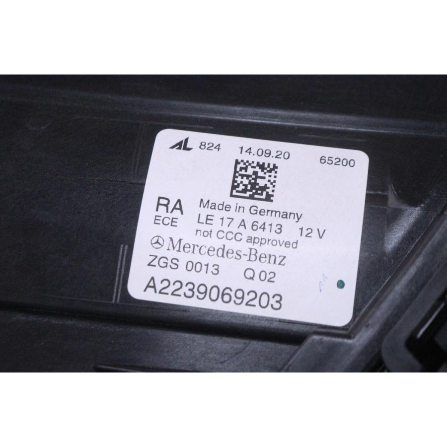 3X-1899☆美品☆LED W223 ベンツSクラス☆右ヘッドライト A2239069203