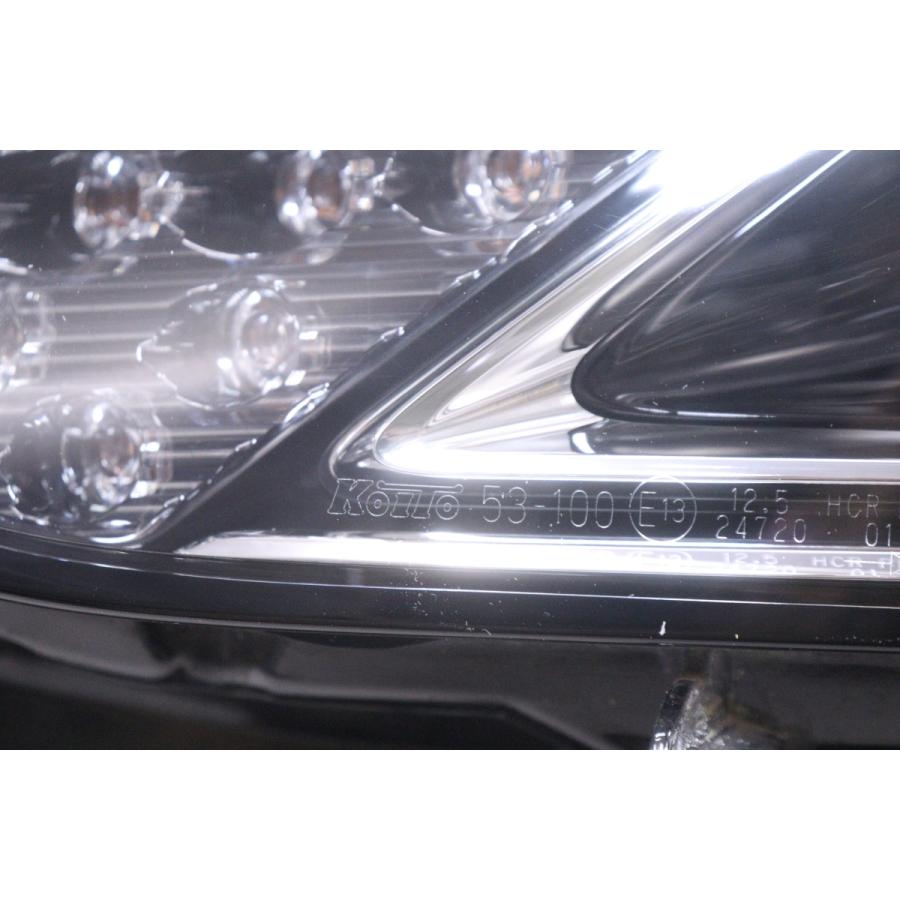 3X-618☆美品☆中期 LED ASE30 レクサスIS☆左ヘッドライト KOITO 53 