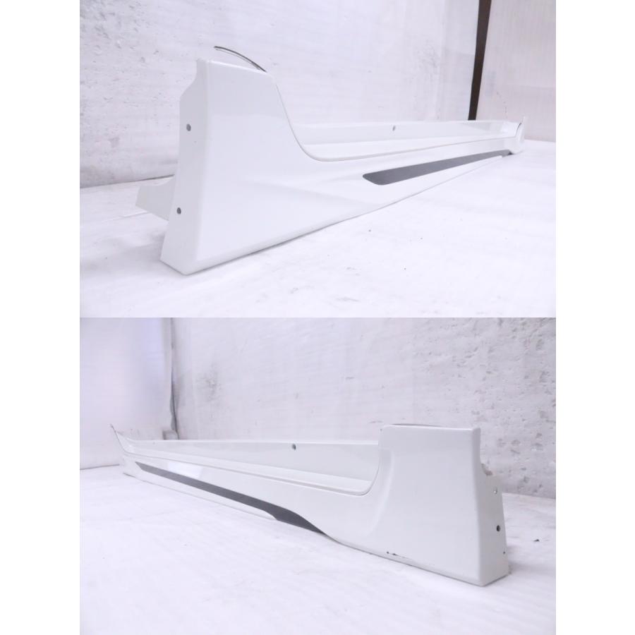 50プリウス モデリスタ サイドスカート右側 ホワイトクリスタルシャイン 送料込 プリウス50系専用 サイドスカート モデリスタ(UP-GRADE STYLE)を