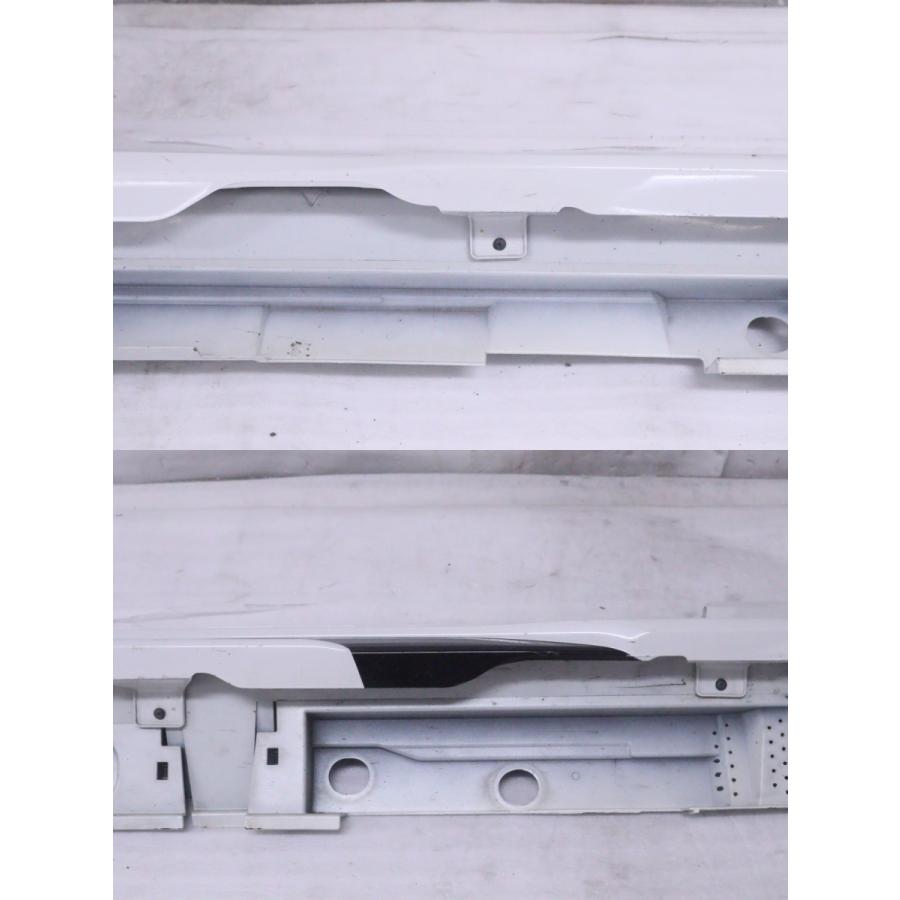 50プリウス モデリスタ サイドスカート右側 ホワイトクリスタルシャイン 送料込 プリウス50系専用 サイドスカート モデリスタ(ICONIC STYLE)を