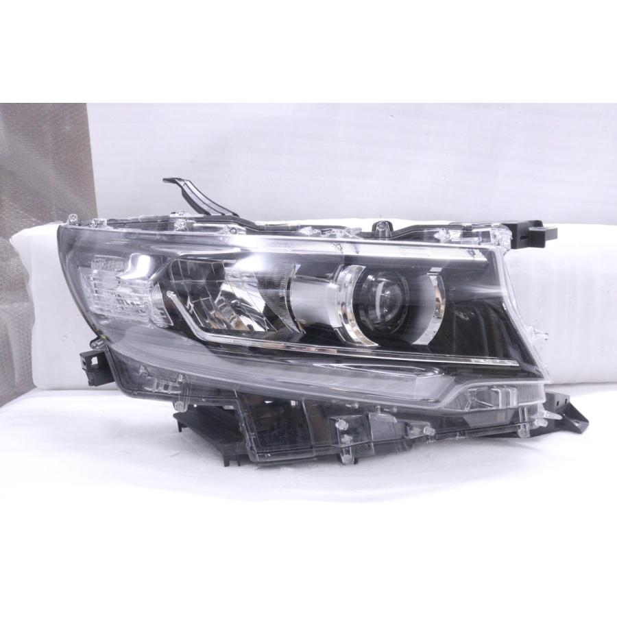 純正 ランドクルーザープラド 150系 後期 LEDヘッドライト 60-262 割れ無し】トヨタ 150 ランドクルーザープラド 後期 純正 LED