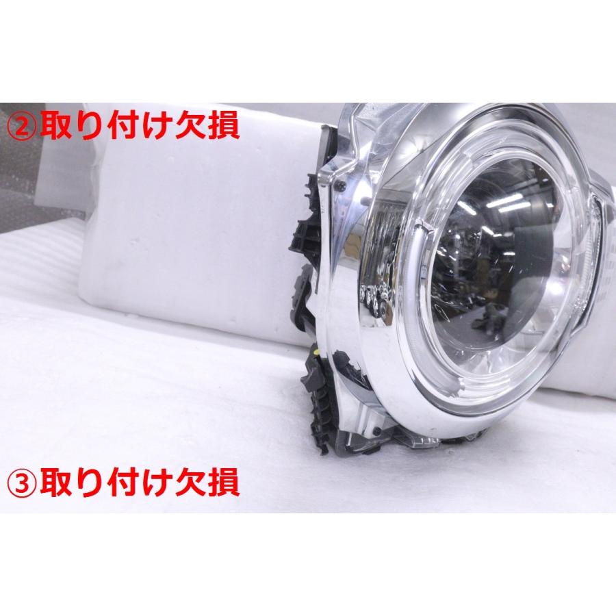 40-1671☆LED MR92S ハスラー☆左ヘッドライト ICHIKOH 1985 打刻:2L 