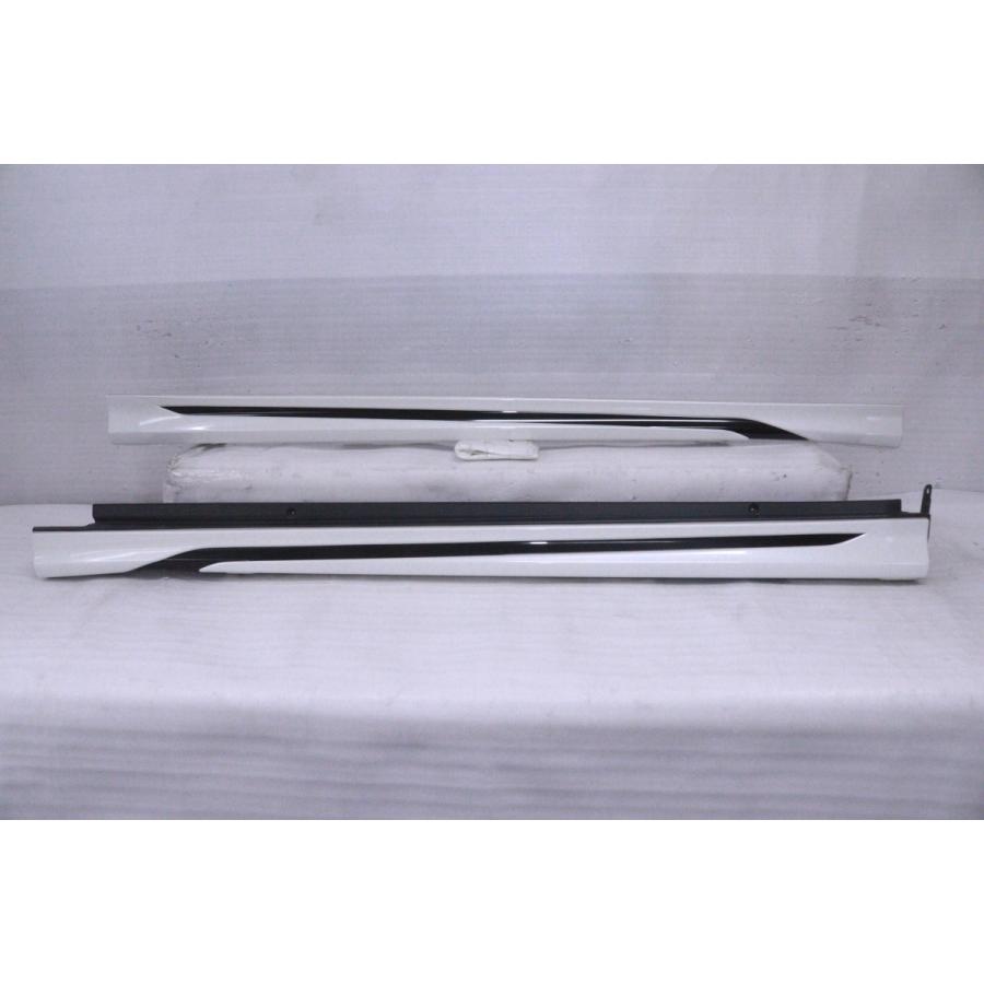 60系ハリアーモデリスタサイドスカートパール左右セット中古品