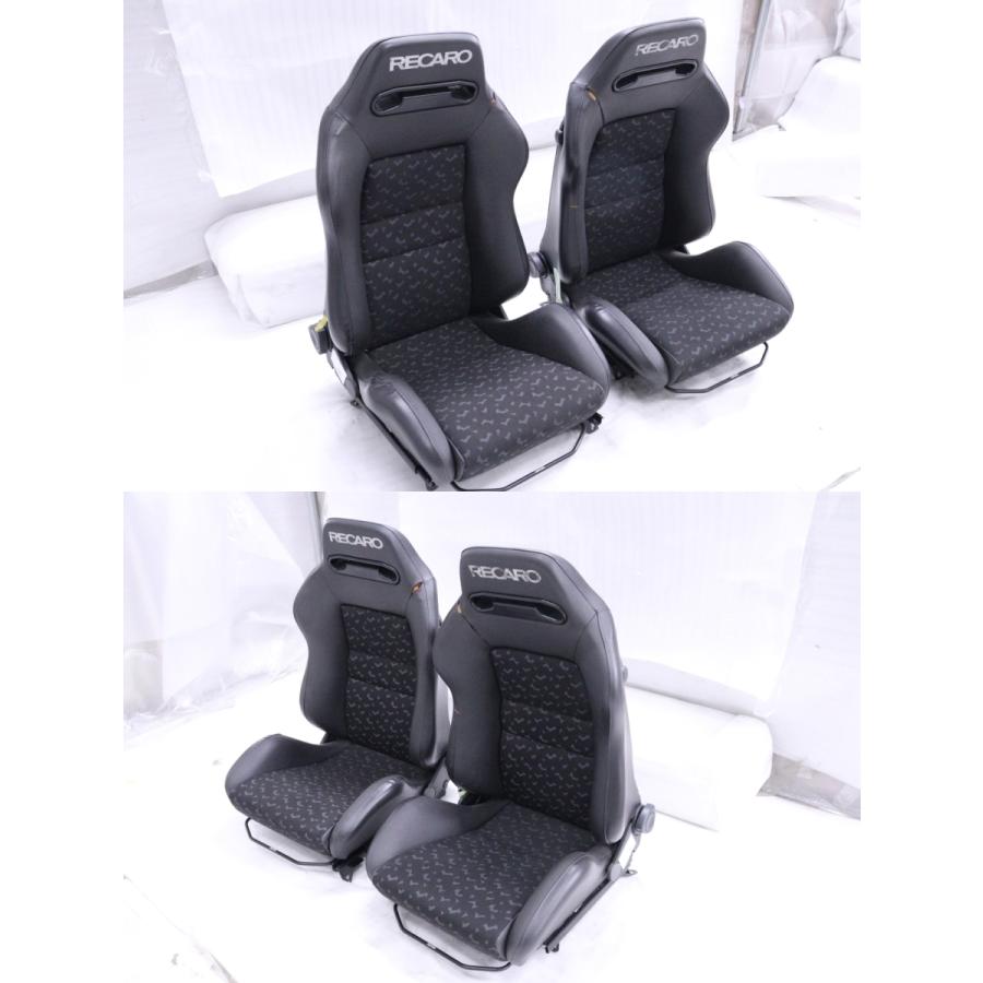 42-1389☆RECARO☆SR系☆AE86 トレノ レビン☆左右セミバケットシート