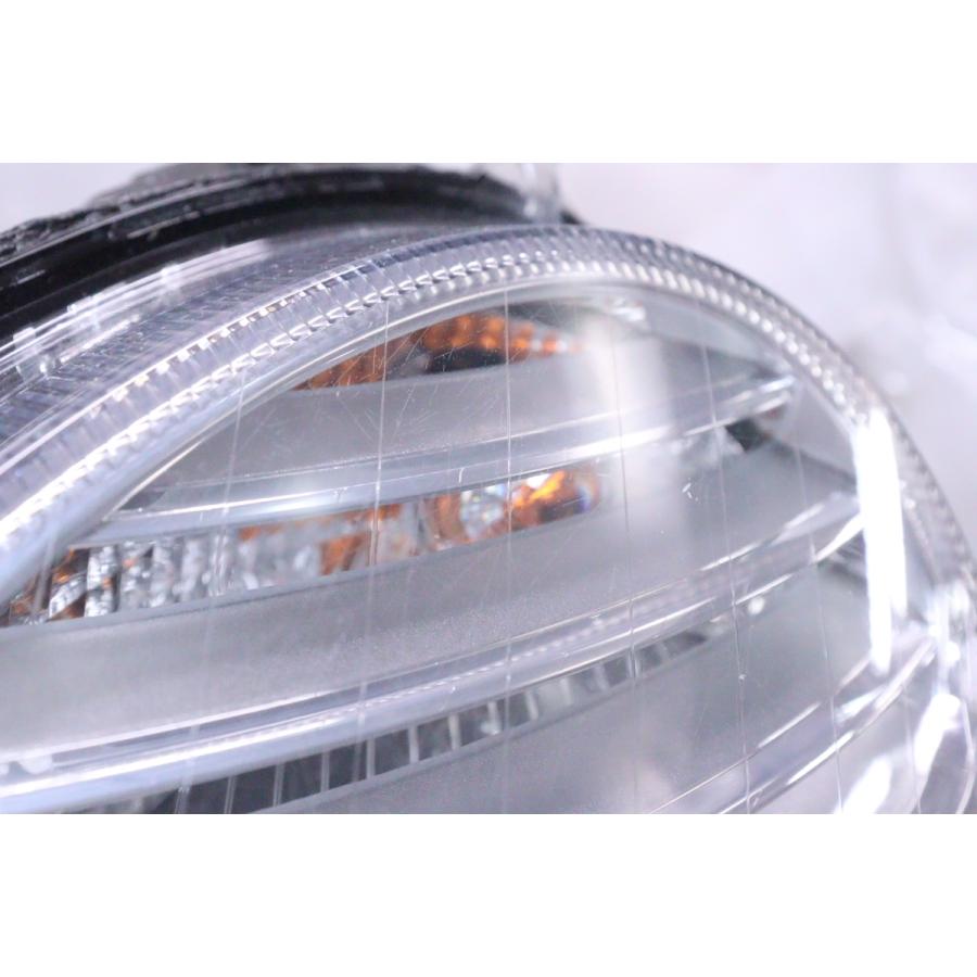 43-456☆後期 HID W211 ベンツ Eクラス☆左ヘッドライト メッキ 純正