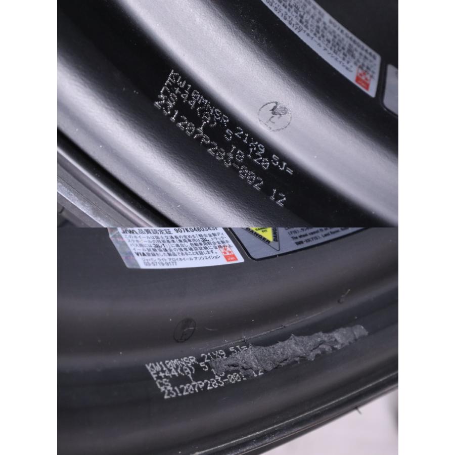 46-2130☆【値下】WORK/ZISTANCE W10M☆21×9.5J ＋44 5穴 PCD 120 