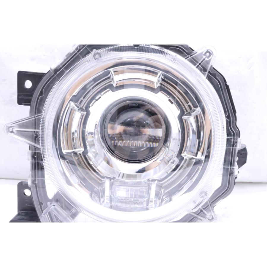 47-40☆美品☆LED JB64W ジムニー☆左ヘッドライト 100-5938G 打刻 3R
