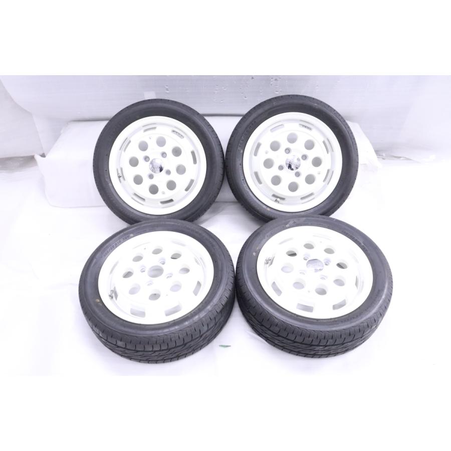 47-602☆美品☆MID/Gracia☆タイヤホイールセット4本 14×4.5J +45 4穴  