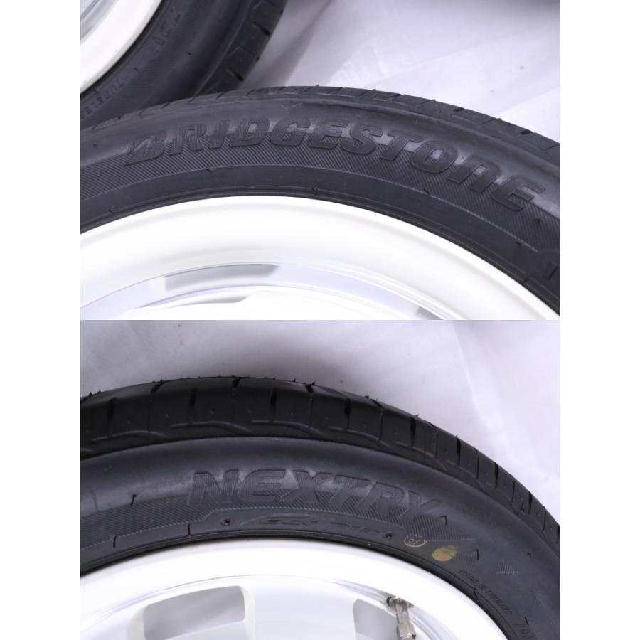 47-602☆美品☆MID/Gracia☆タイヤホイールセット4本 14×4.5J +45 4穴 
