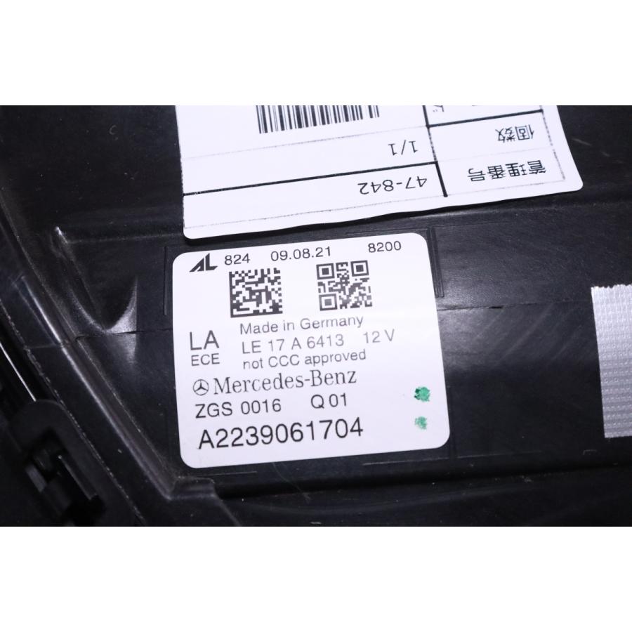 47-842☆LED W223 ベンツ Sクラス☆左ヘッドライト A223 906 91 03