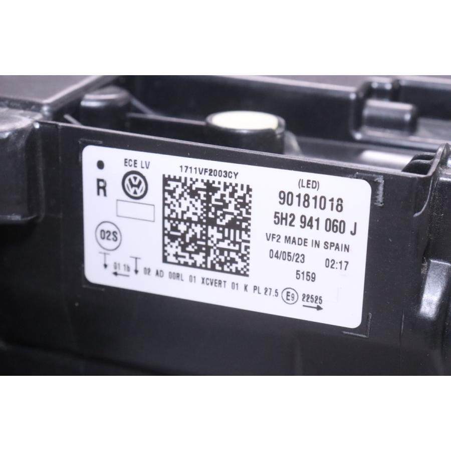48-1029☆美品☆LED 5H VW ゴルフ8☆右ヘッドライト 5H2 941 060 J