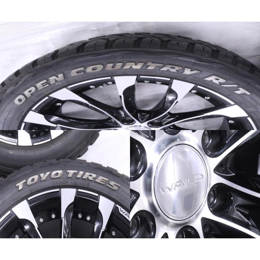 48-1085☆WALD/JARRET J11C☆ランドクルーザー等 タイヤホイールセット  