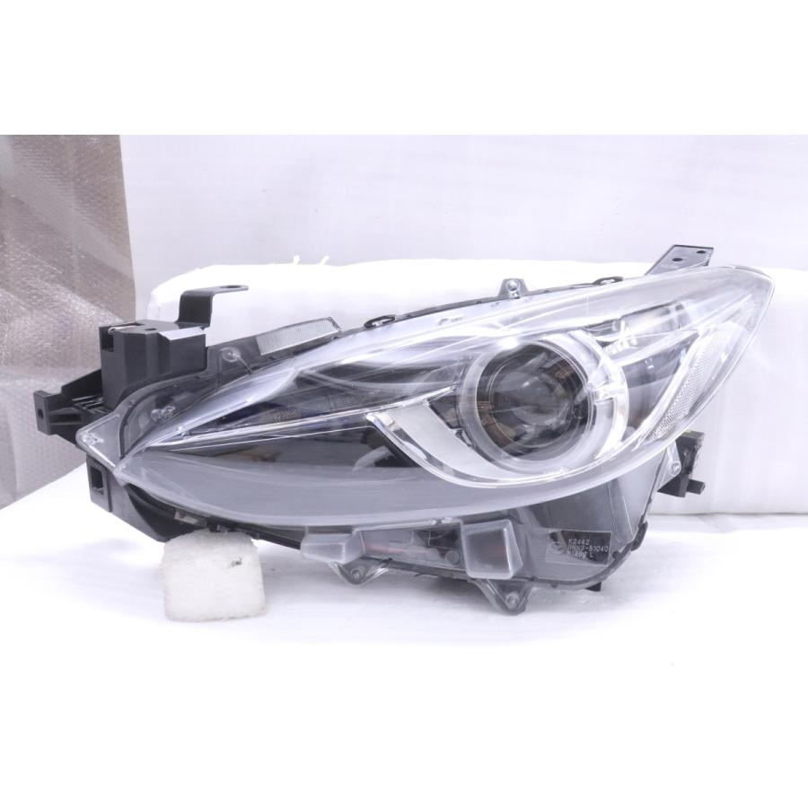 48-949☆前期 HID BM5FP アクセラ☆左ヘッドライト STANLEY W1926L 打 