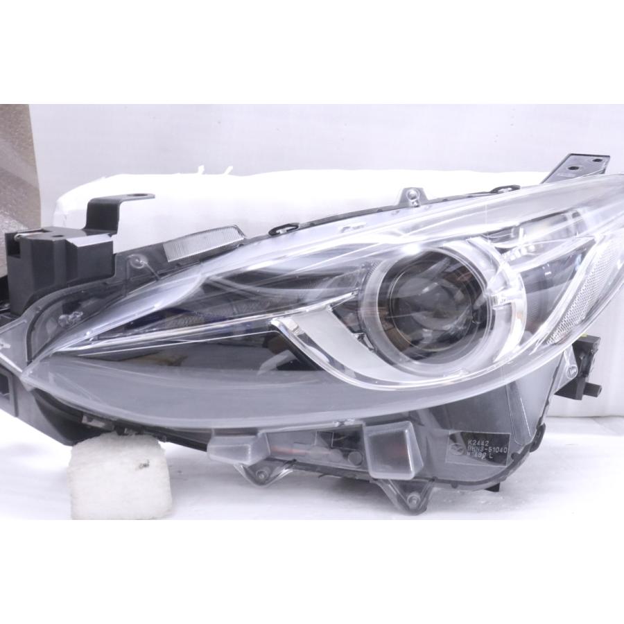 48-949☆前期 HID BM5FP アクセラ☆左ヘッドライト STANLEY W1926L 打 