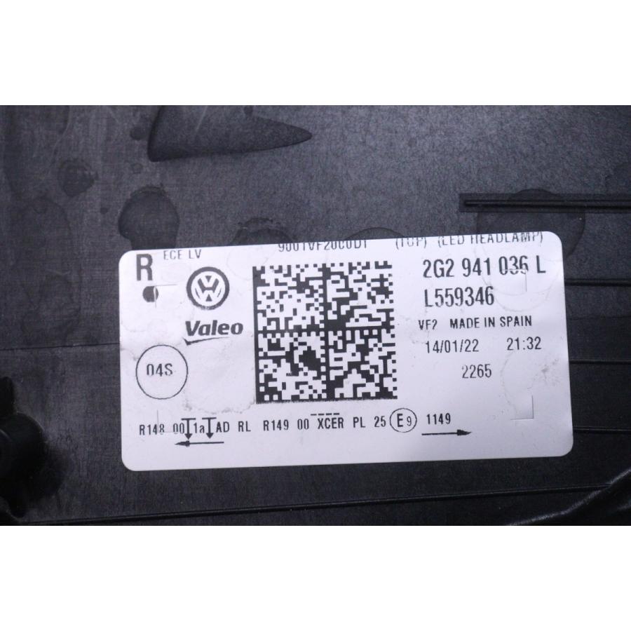49-1483☆極上品☆後期 LED AWCHZ VW ポロ☆左右ヘッドライト 2G2 941