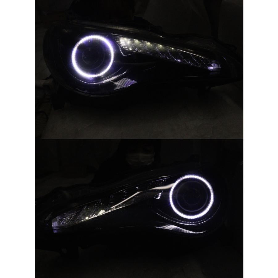 49-1720☆純正加工品 前期 HID ZN6 86☆左右ヘッドライト イカリング 