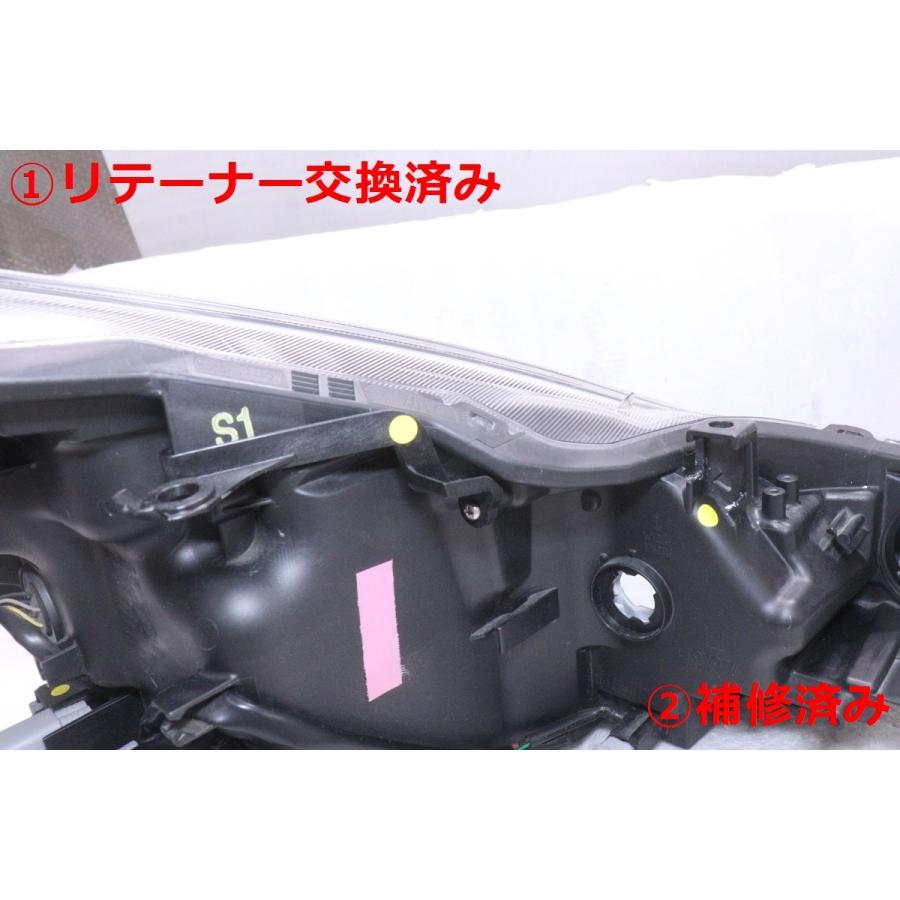 49-1768☆美品☆後期 LED ZVW40W プリウスα☆左ヘッドライト KOITO 47 