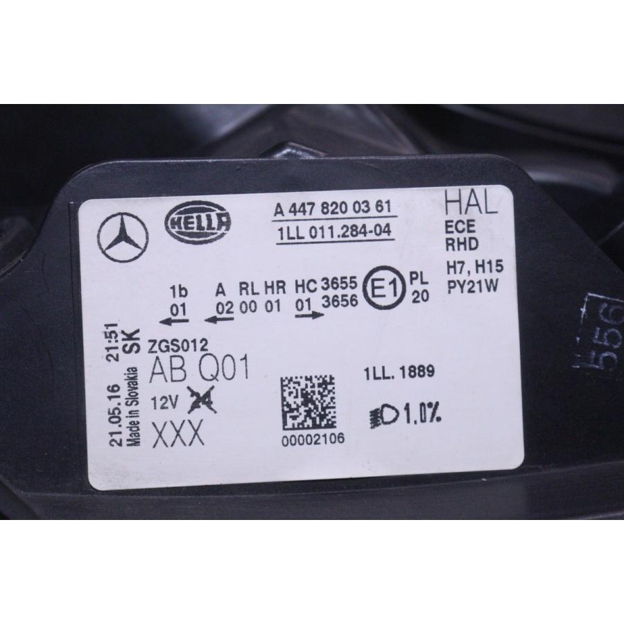 49-2279☆美品☆ハロゲン W447 ベンツVクラス☆右ヘッドライト HELLA A