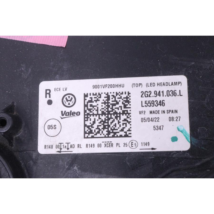 50-1348☆美品☆後期 LED AWCHZ ポロ☆左右ヘッドライト 2G2.941.035.L