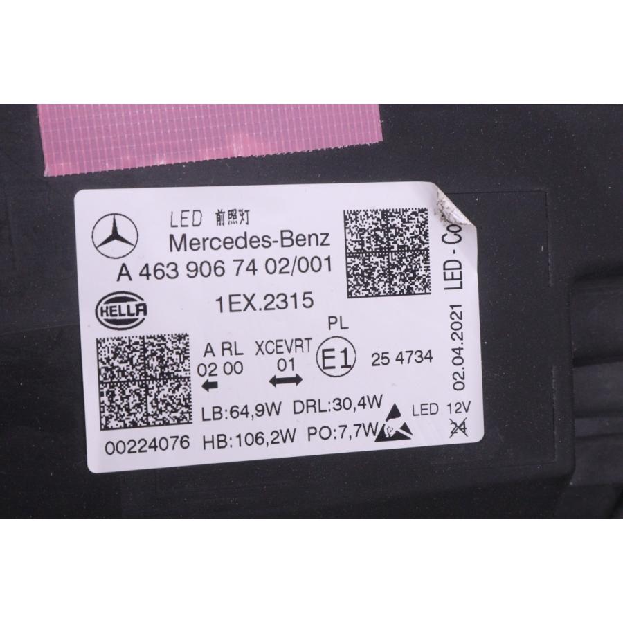 50-1377☆新車外し☆LED W463 ベンツGクラス☆左右ヘッドライト A 463