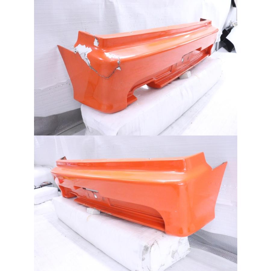 リアバンパー FRP ？ 50-3189☆無限 希少☆EF8 CR-X リアバンパー☆オレンジ ジャンク品