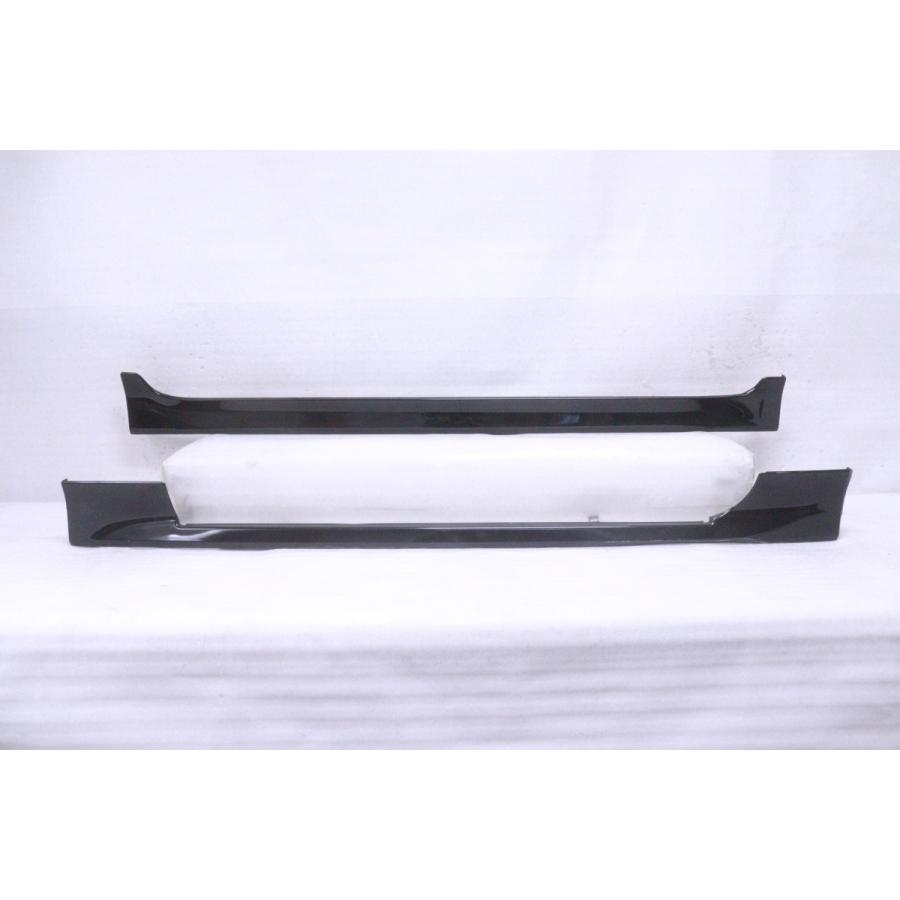 50-343☆モデリスタ☆NSP140 ポルテ 左右サイドステップ☆391 ブラック