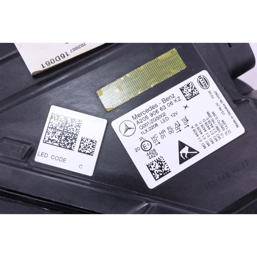 52-1014☆後期 LED W205 ベンツCクラス☆左ヘッドライト A205