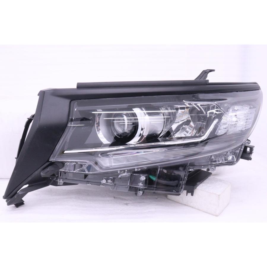 ランドクルーザープラドTRJ150 後期　純正ヘッドライト 左右セット 52-1484☆美品 後期 LED TRJ150W ランドクルーザープラド☆左ヘッド