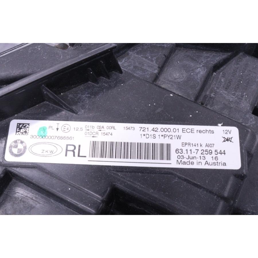 54-1144☆【値下】前期 HID F30 BMW3シリーズ☆右ヘッドライト 63.11-7