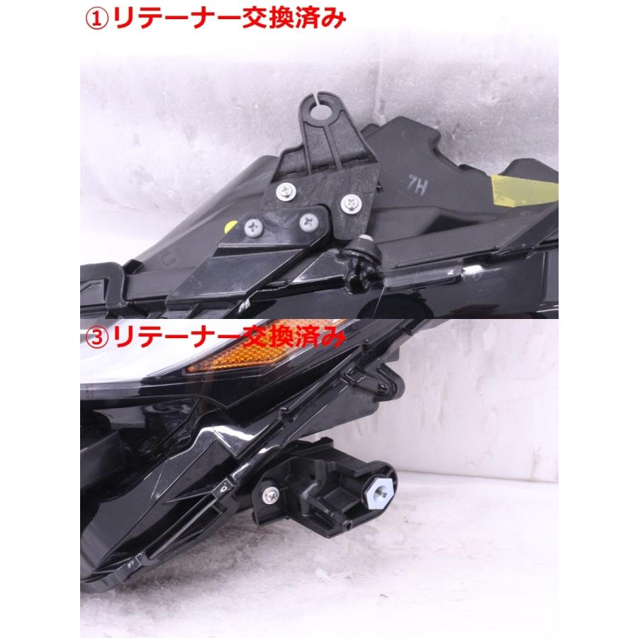 56-1277☆美品☆LED MXUA80 ハリアー☆左ヘッドライト KOITO 48-233 打