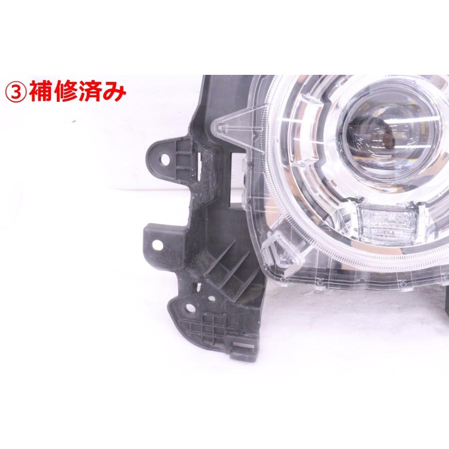 58-1384☆美品☆LED MK53S スペーシアギア☆左ヘッドライト KOITO 100