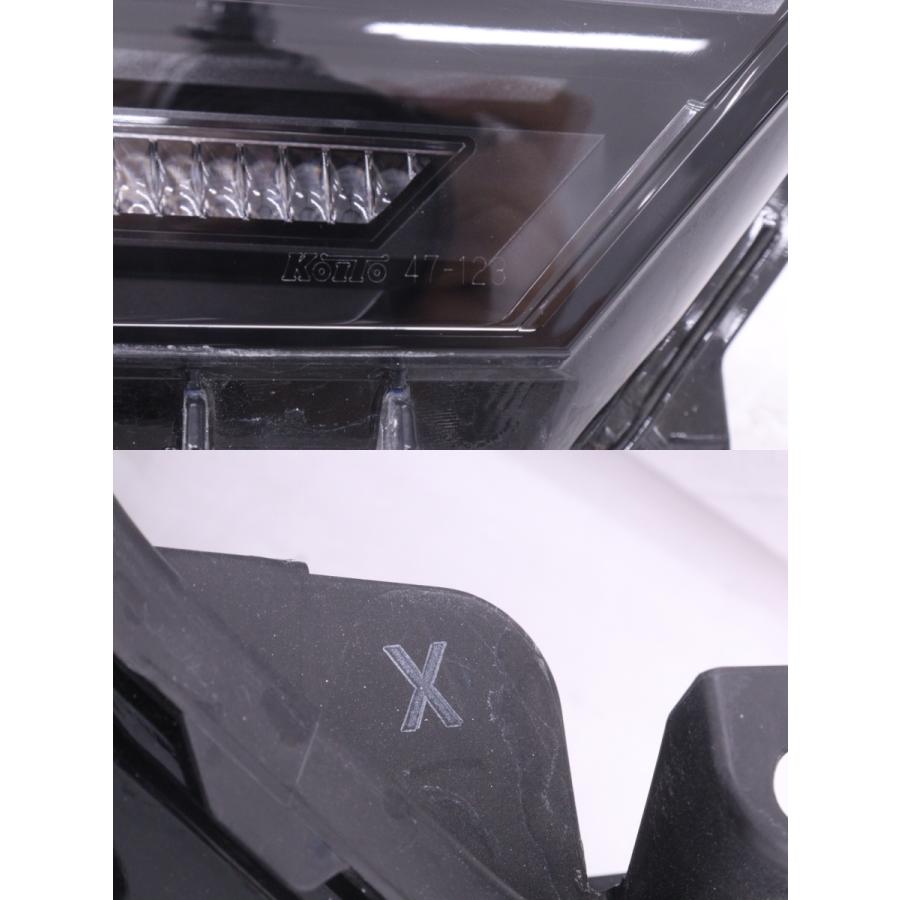 58-737☆LED ZVW60 プリウス☆右ヘッドライト KOITO 47-123 打刻:X
