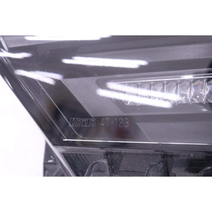 60プリウスヘッドライト左側 5X-257☆美品 LED ZVW60 プリウス☆左ヘッドライト KOITO 47-123 打刻