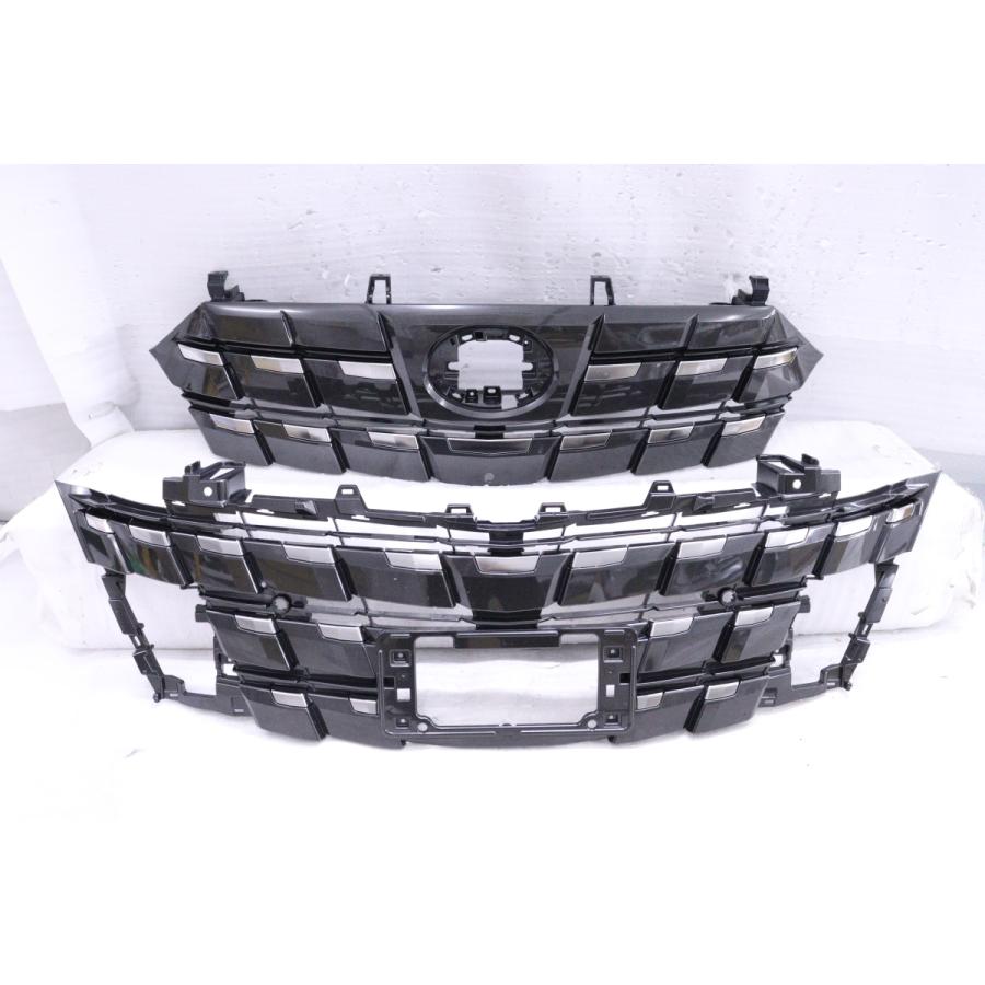 5X-883☆美品☆カメラ穴有 40 アルファード HV フロントグリル☆53111