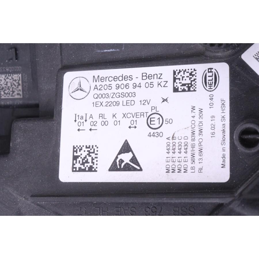 5Y-1145☆美品☆後期 LED W205 ベンツ Cクラス☆右ヘッドライト A205
