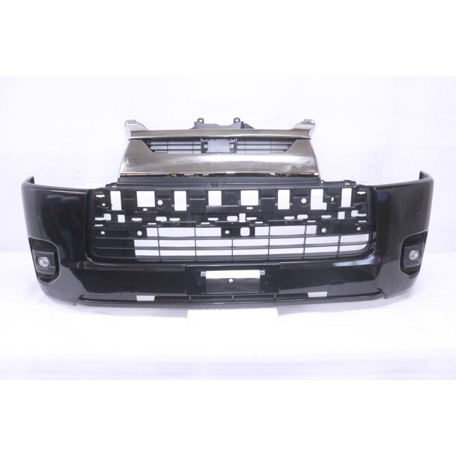 5Y-2281☆7型 200 ハイエース 標準 フロントバンパー グリル付☆52119