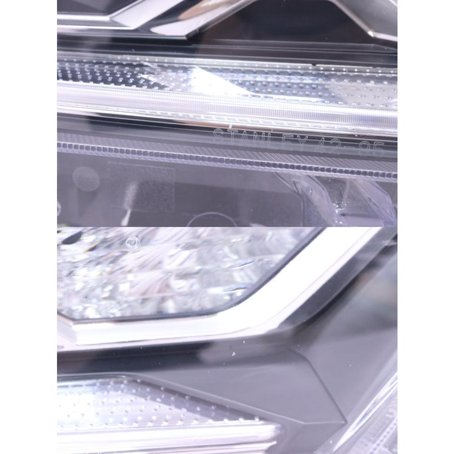 61-1184★美品 前期 LED AXAH52 RAV4ハイブリッド★右ヘッドライト STANLEY 42-95 打刻:M ユニット ブラック 純正★トヨタ (RO)_2