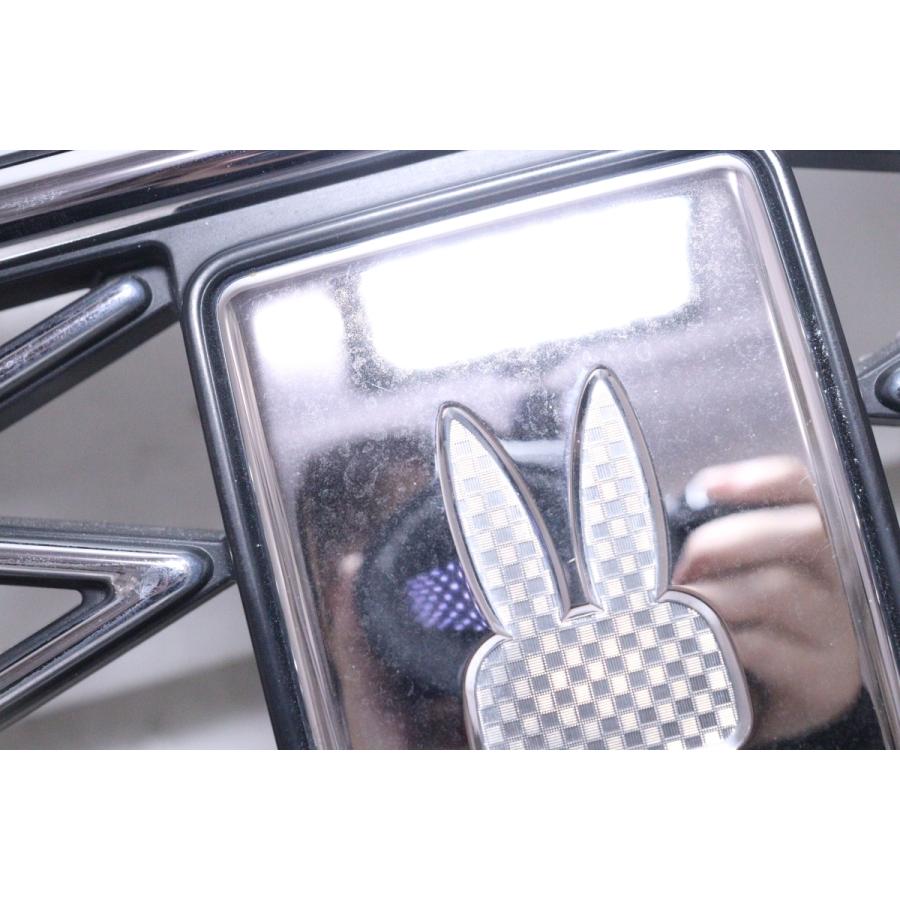 自動車 61-1375★カメラ穴有★HE33S ラパン モード フロントグリル★71741-80P2 71740-80P30-D6H メッキ 素地 純正★スズキ (KK)