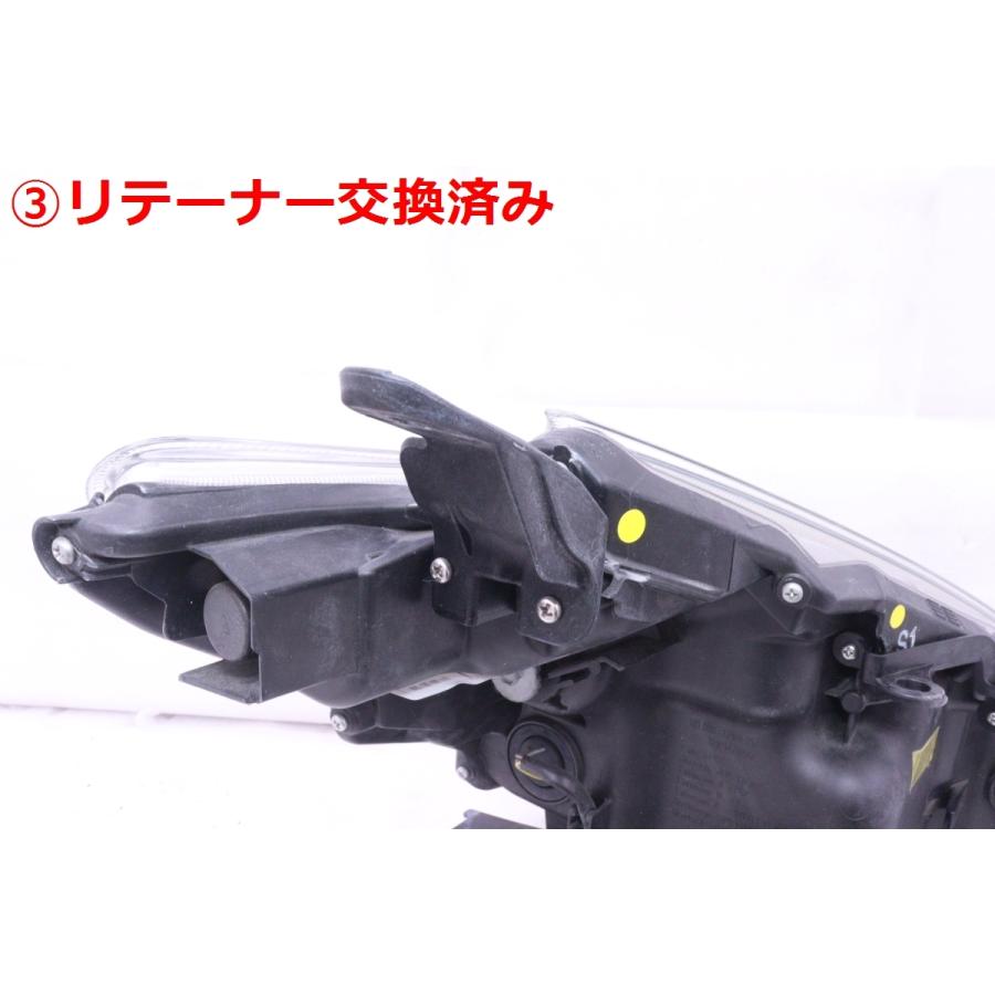 61-164☆美品☆後期 LED ZVW40W プリウスα☆左ヘッドライト KOITO 47