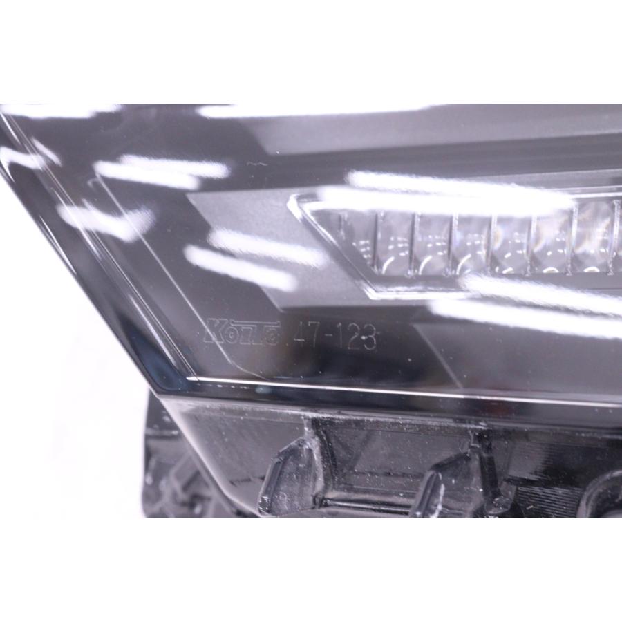 61-49☆美品 LED ZVW60 プリウス☆左ヘッドライト KOITO 47-123 打刻:X