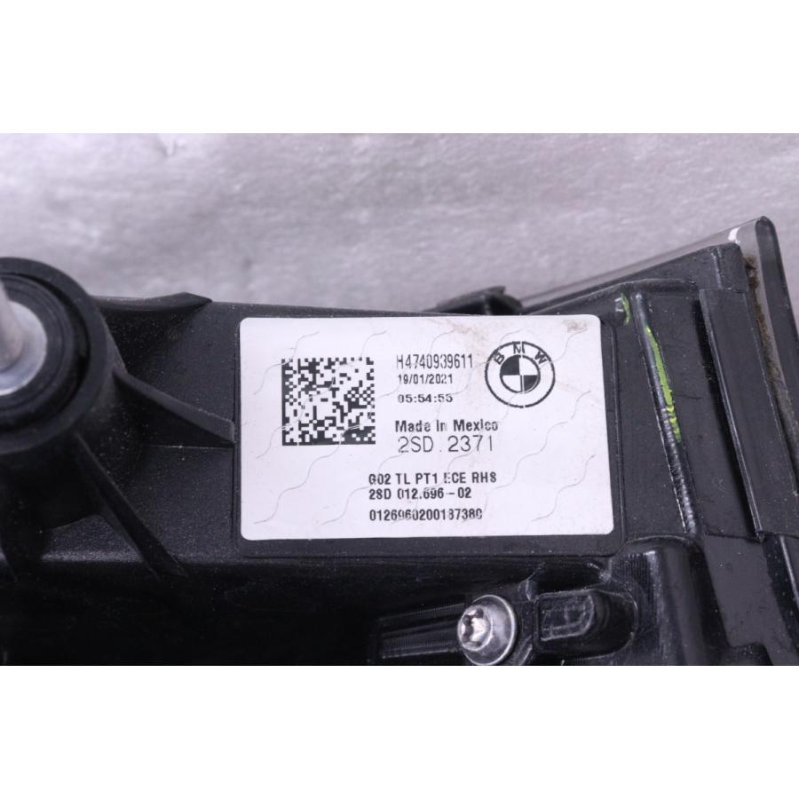 62-2244☆美品☆LED G02 BMW X4☆右テールライト H4740939611 2SD