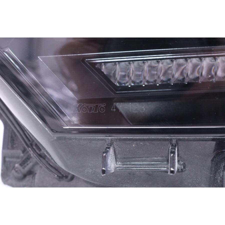 63-2447☆美品 LED ZVW60 プリウス☆左ヘッドライト KOITO 47-123 打刻
