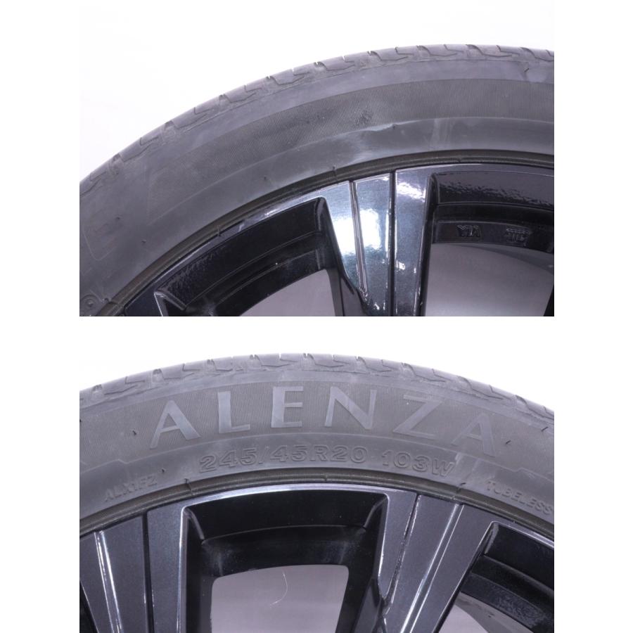 64-700☆TRD☆245/45R20 103W 80 ハリアー タイヤホイールセット1本
