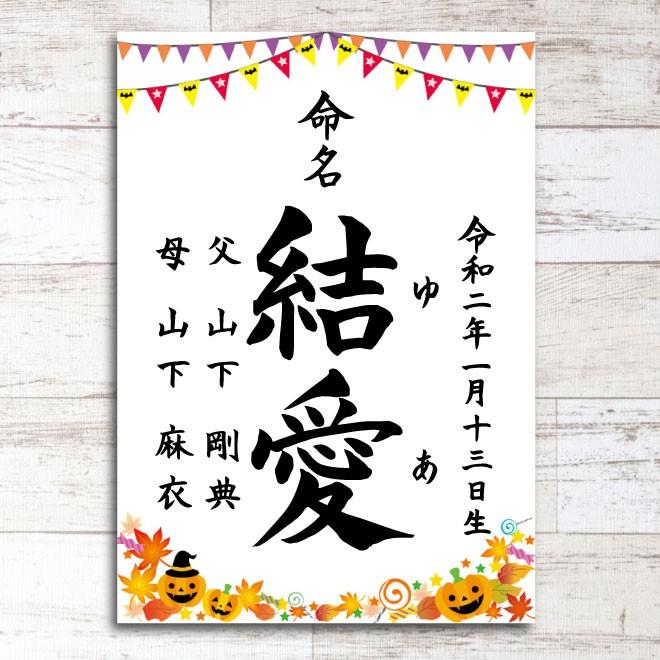 書道歴年書家の命名書 代筆 春夏秋冬39デザイン 命名紙 手書き オーダーメイド 赤ちゃん 命名 用紙 台紙 お七夜 出産祝い ひな祭り こどもの日 0006 えにし屋 通販 Yahoo ショッピング