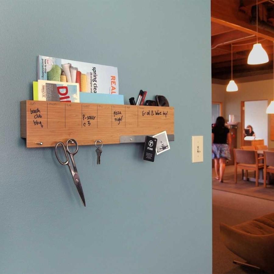 壁面収納 予定表 メモ フック マグネットボード 付き おしゃれな 壁掛けラック ウォール キャディ スリーバイスリー Tb043 Enit Inc 通販 Yahoo ショッピング