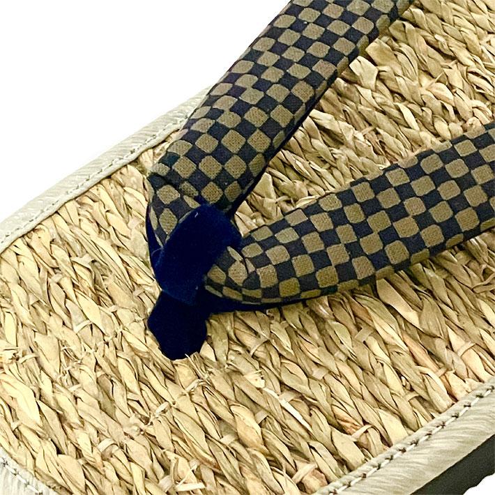 ムシロ藍染鼻緒スポンジ底雪駄 LL（27cm） 日本製 男性 メンズ 和柄 和装 浴衣 着物 甚平 作務衣 祭 花火 温泉 コスプレ 手軽 軽量 よさこい 盆踊り サンダル |  | 04